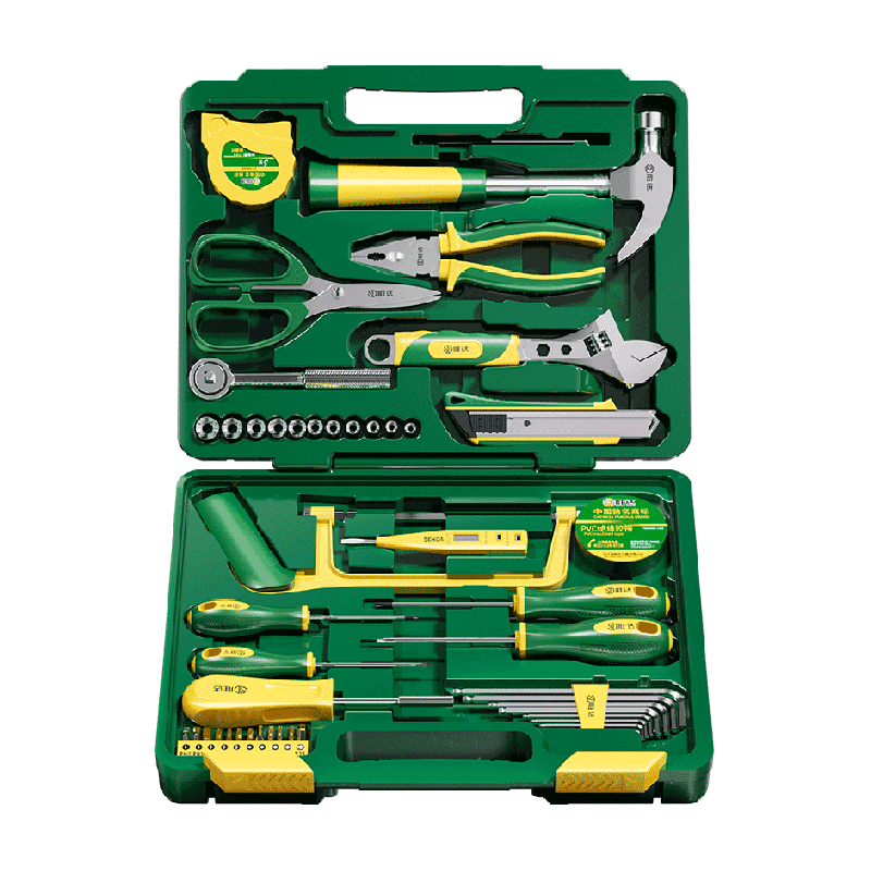 胜达®工具套装家用套筒扳手棘轮家用多功能套装修车工具箱