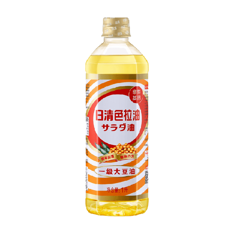 日清色拉油一级大豆油1L非转基因食用油烘焙蛋糕油凉拌沙拉小瓶