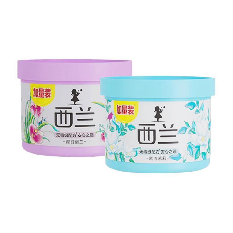 西兰固体清香剂78g*2盒香薰厕所除臭芳香剂家用（茉莉+深谷幽兰）