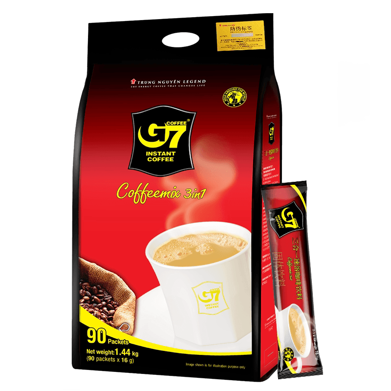 G7咖啡经典原味三合一速溶咖啡粉越南进口咖啡提神