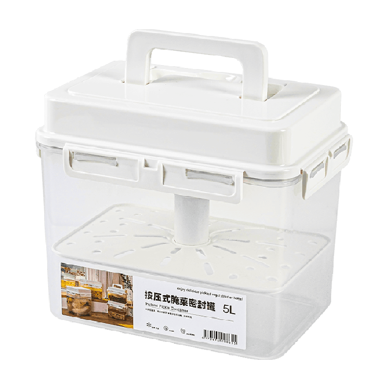 日本家之物语泡菜坛子食品级腌菜密封罐辣白菜腌制专用盒子保鲜盒