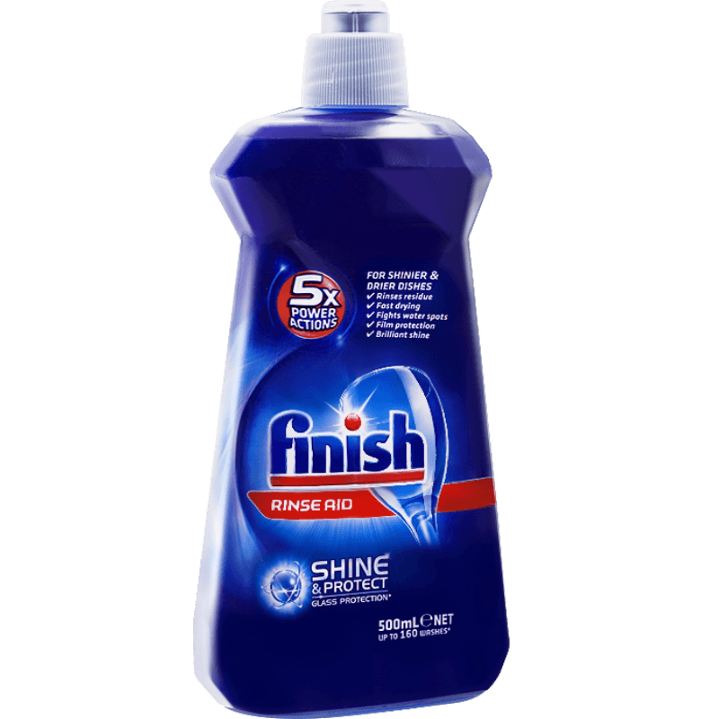 finish亮碟洗碗机清洗剂漂洗剂l养护餐具超光亮超快干