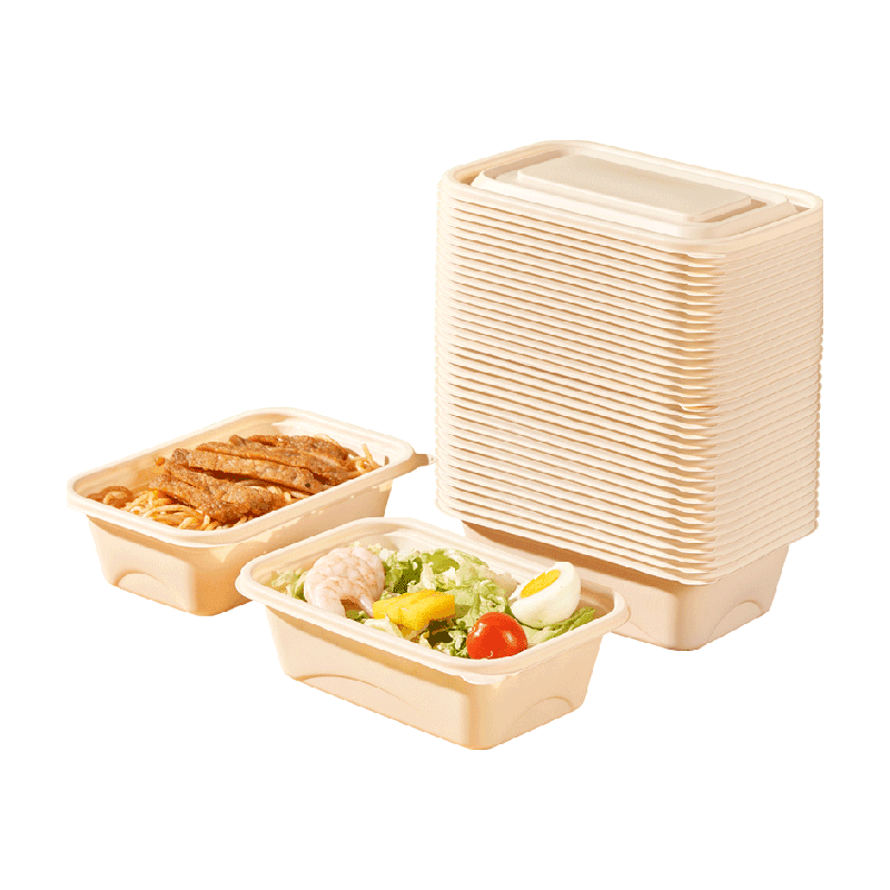 美宝琳一次性打包餐盒食品级玉米淀粉可微波加热可降解环保餐具