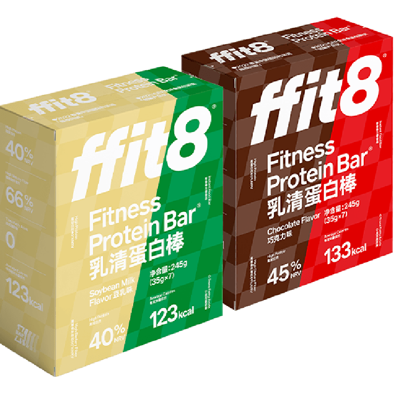 ffit8乳清蛋白棒能量棒高蛋白质棒运动健身抗饿高营养高饱腹代餐