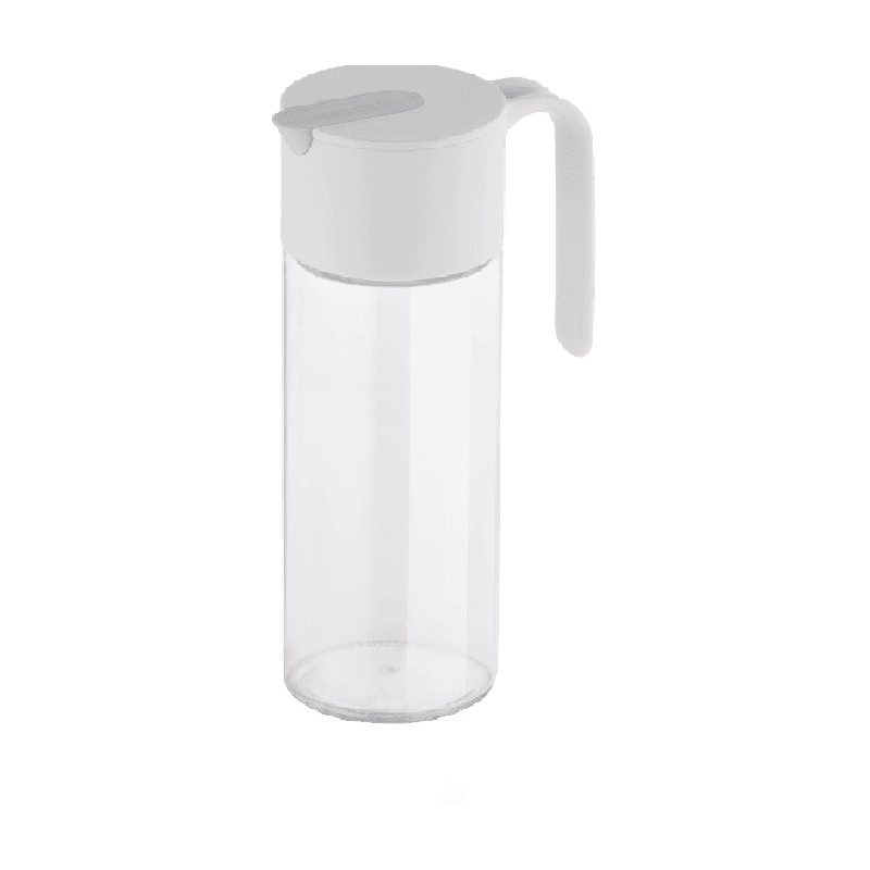 茶花日式玻璃油壶银离子抗菌厨房用自动开合倒油防漏大容量不易漏