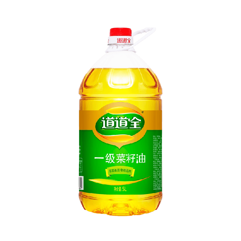 道道全一级菜籽油食用油桶装家用油百菜皆宜非转基因物理压榨