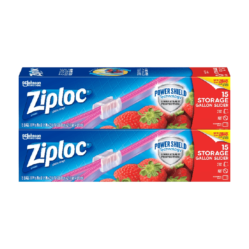 Ziploc密保诺进口家用食品密封袋多功能保鲜袋密实袋冰箱收纳袋