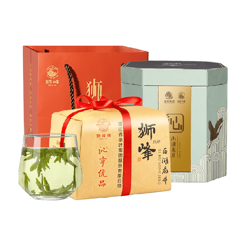 2025新茶上市狮峰牌明前特级西湖龙井正宗春茶250g绿茶叶礼盒装沁