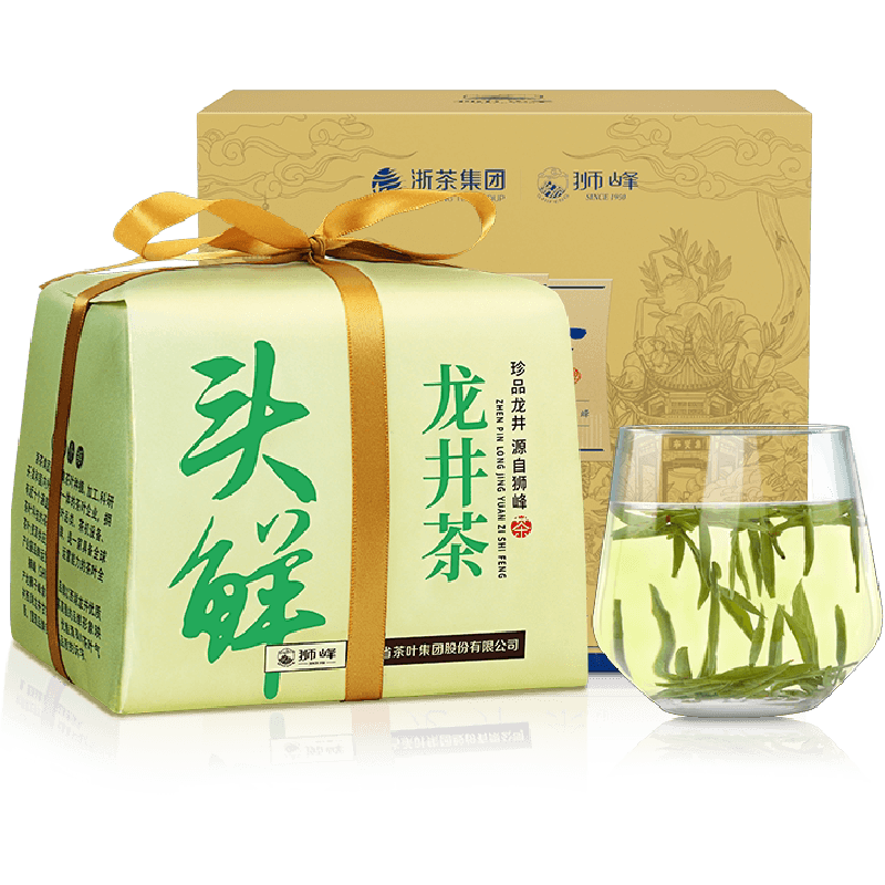 茶狮峰牌头采明前特级龙井绿茶叶正宗春茶自己喝口粮茶