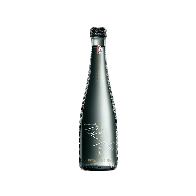 奔来旺百岁山小瓶无糖苏打汽水348ml*15精致玻璃瓶装气泡水饮料