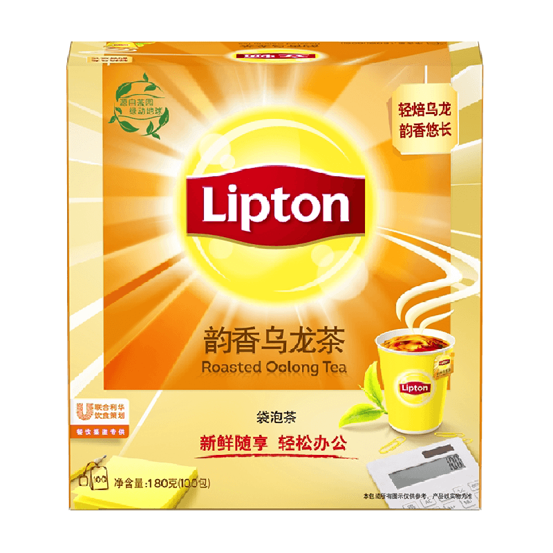 Lipton/立顿韵香乌龙茶商务招待袋泡茶办公室下午茶