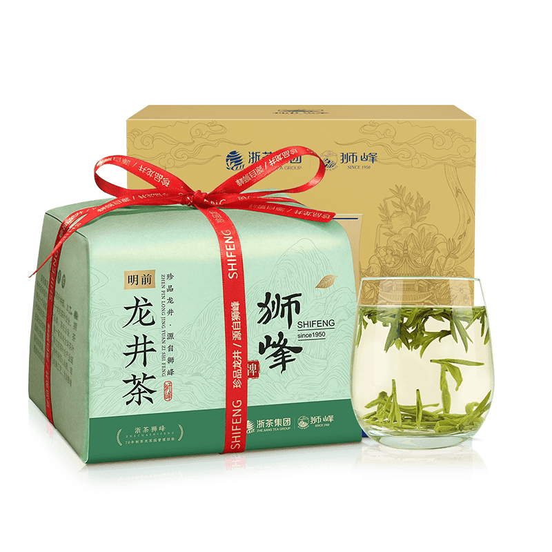 茶狮峰牌绿茶龙井明前特级龙井茶杭州原产大份量茶叶