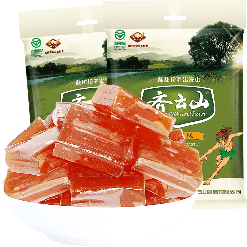 齐云山南酸枣糕300g*2袋江西特产入口由酸而甜口感更带劲独立包装