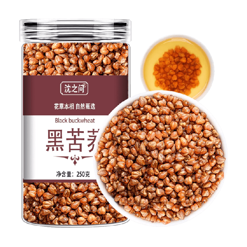 黑苦荞茶四川大凉山非特级非大麦茶黑珍珠苦荞麦茶