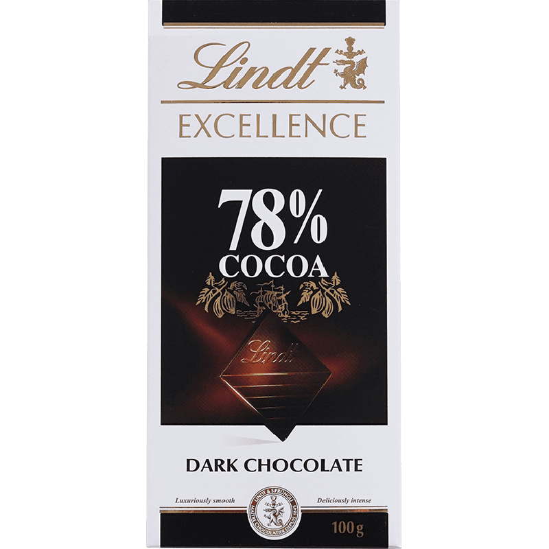 Lindt瑞士莲特醇排装78%可可黑巧克力27年1月到期