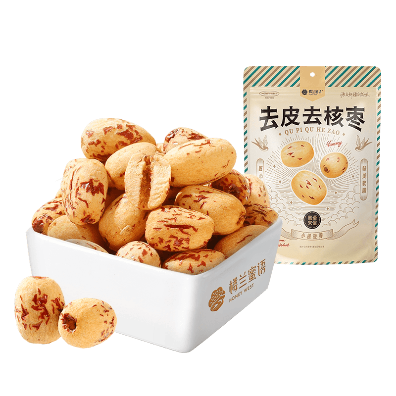 楼兰蜜语新疆去皮去核红枣400g*2若羌灰枣无核煲汤打豆浆宝宝零食