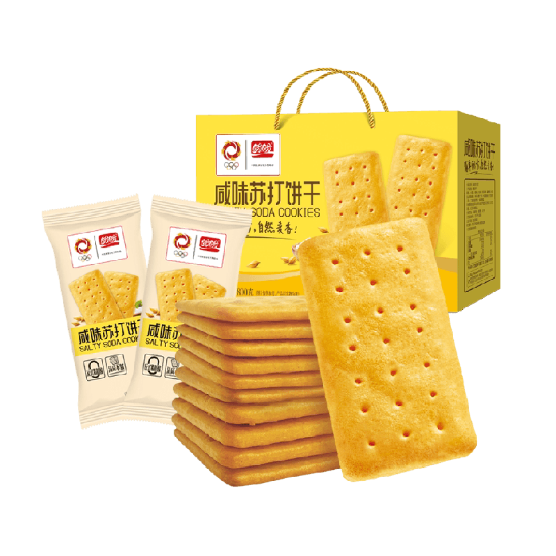 盼盼咸味苏打饼干零食整箱早餐代餐零食休闲食品小吃礼盒