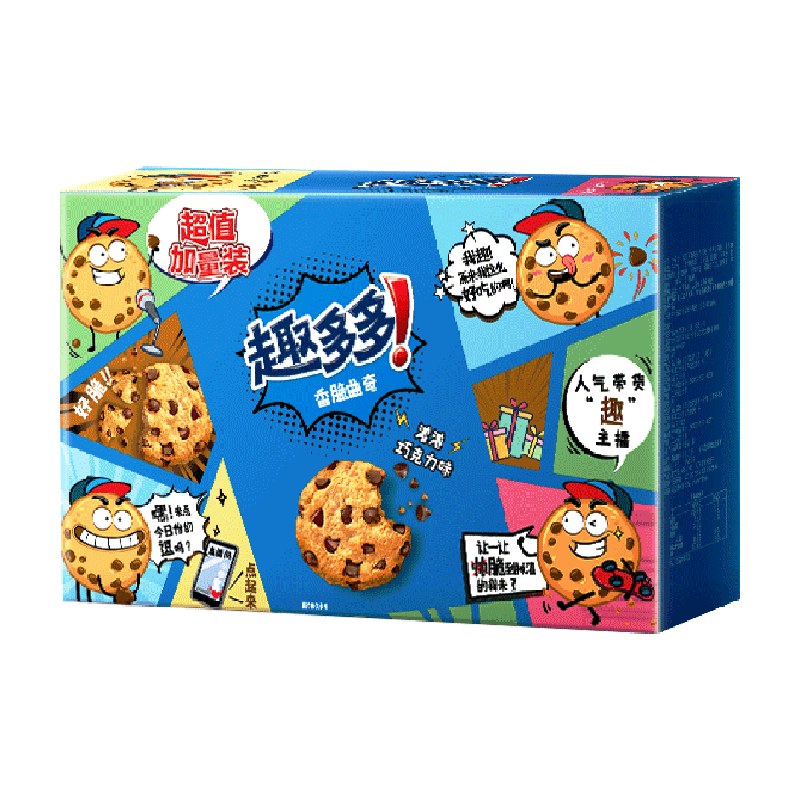 趣多多香脆曲奇饼干曲奇礼盒装休闲零食散装