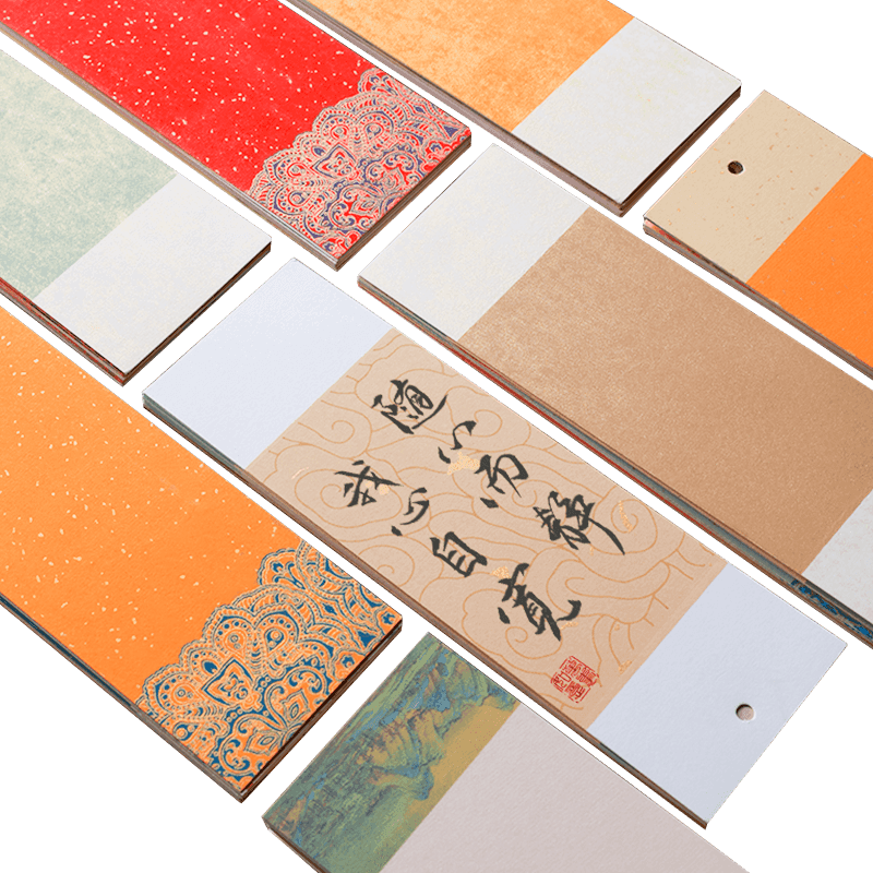书签高档精致古典中国风文创意宣纸质手工diy材料包学生空白书签