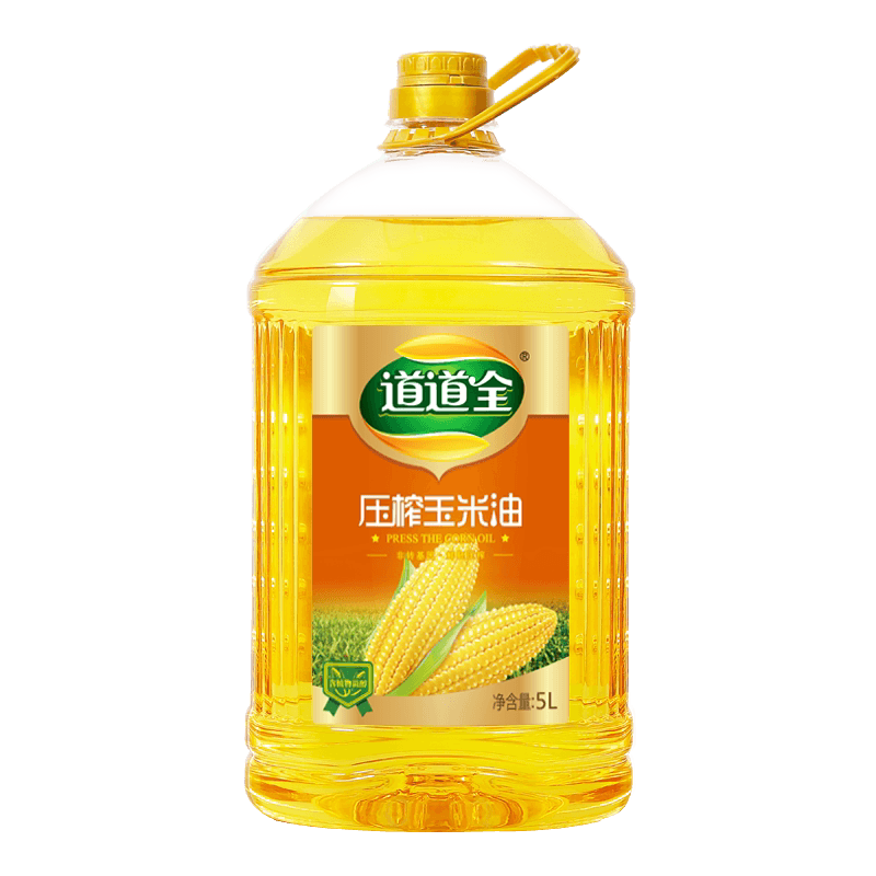 道道全精选玉米胚芽压榨玉米油非转基因物理压榨食用油