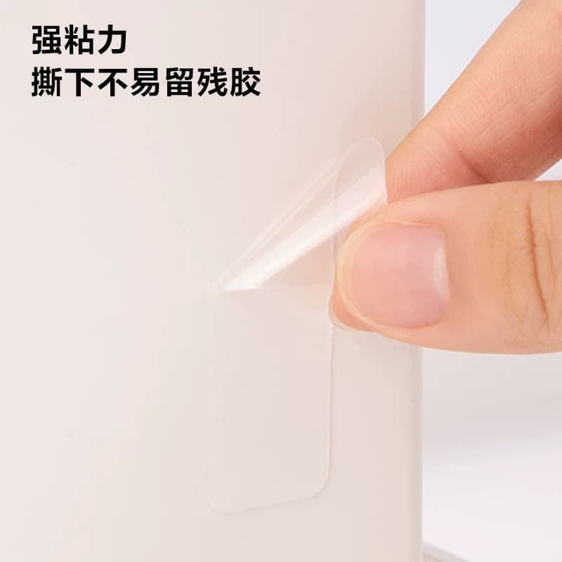 得力纽赛纳米双面胶带高粘度强力固定墙面无痕双面胶强力胶带亚克力胶防水不伤墙面可撕不易留痕对联胶条,详情图 5