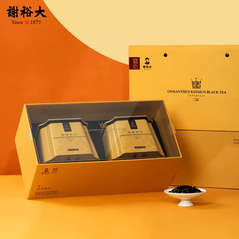 谢裕大 桂花祁红花茶礼盒240g/盒