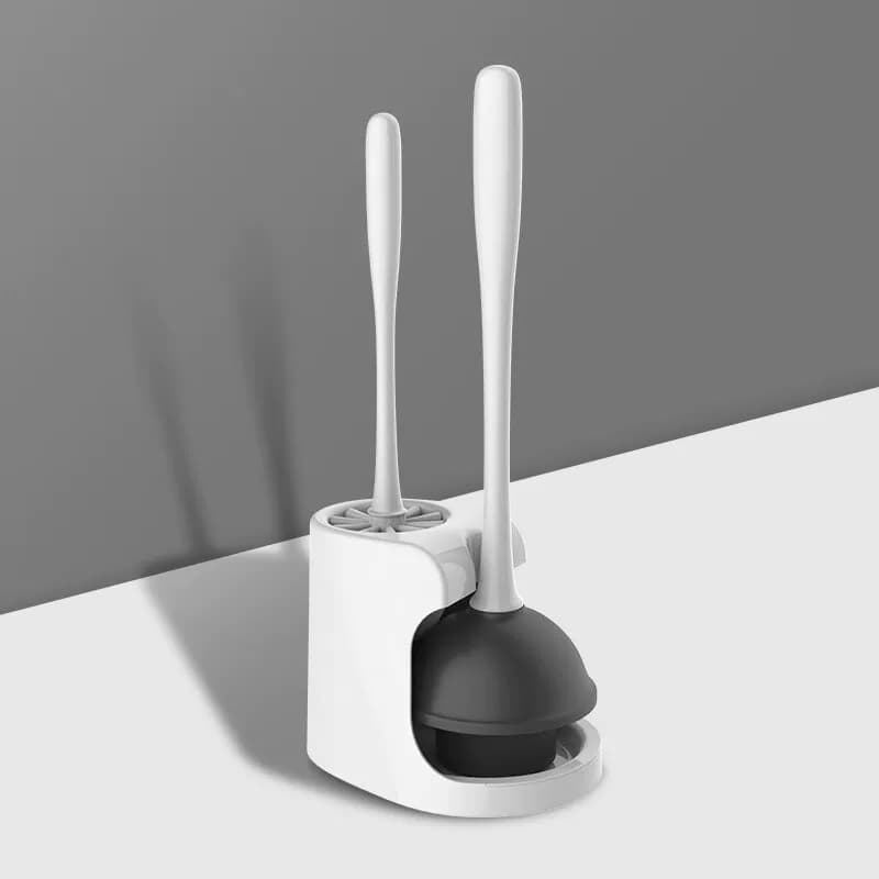 世家 21396 马桶清洁套装 整体16*21*46cm 黑白组合（单位：套）