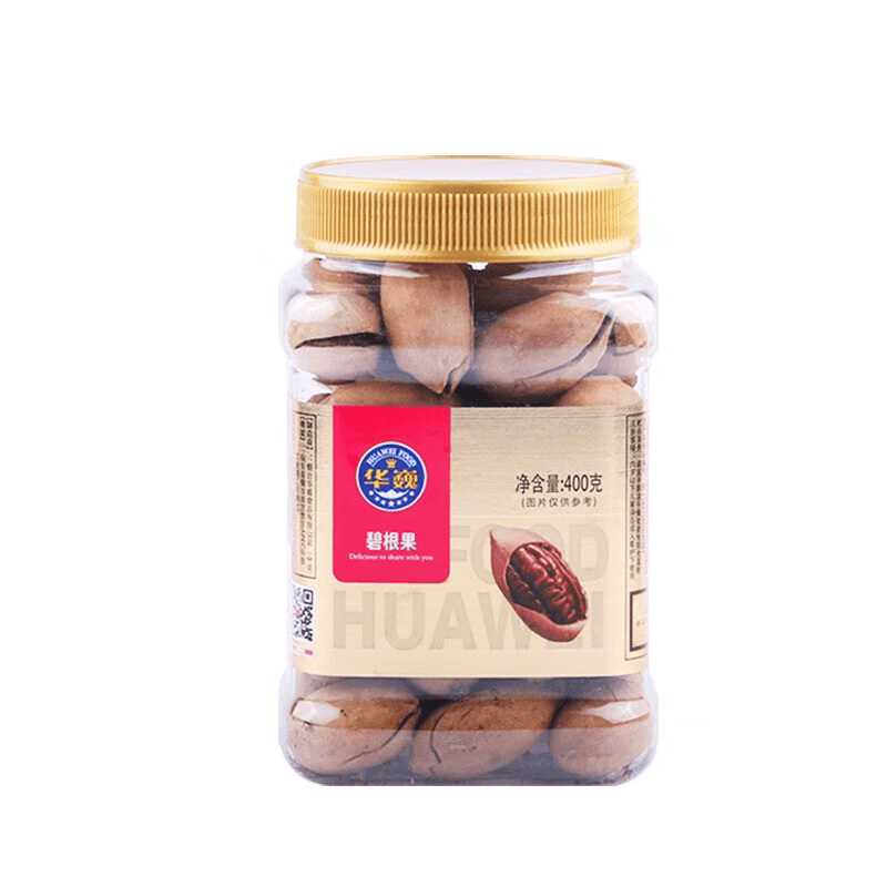 华巍 400g 碧根果 原味 罐装系列 保质期12个月