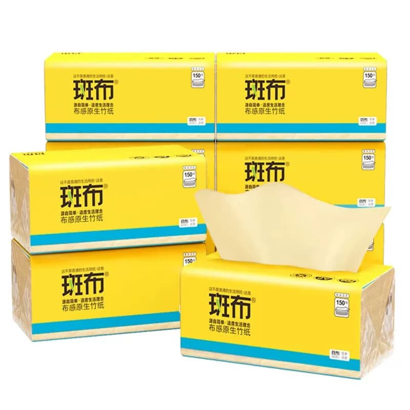斑布BASE系列软抽186mm（150抽电商9包装）
