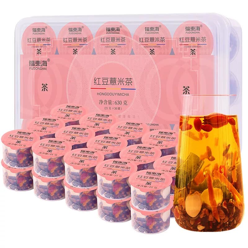 【福东海】红豆薏米茶630克/盒（小罐茶）