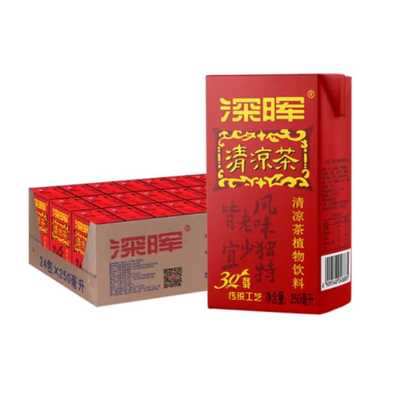 深晖清凉茶饮料250ml*24盒