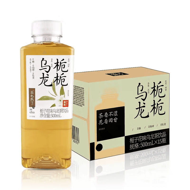 果子熟了无糖茶栀栀乌龙茶饮料 500ml*15瓶