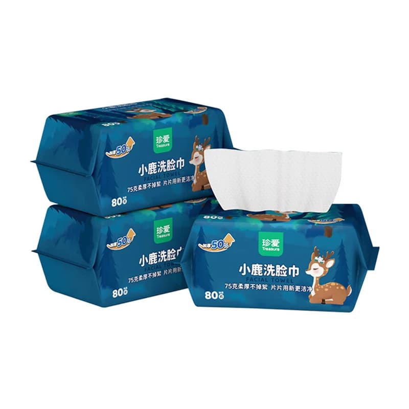 珍爱牌柔巾80片*3包