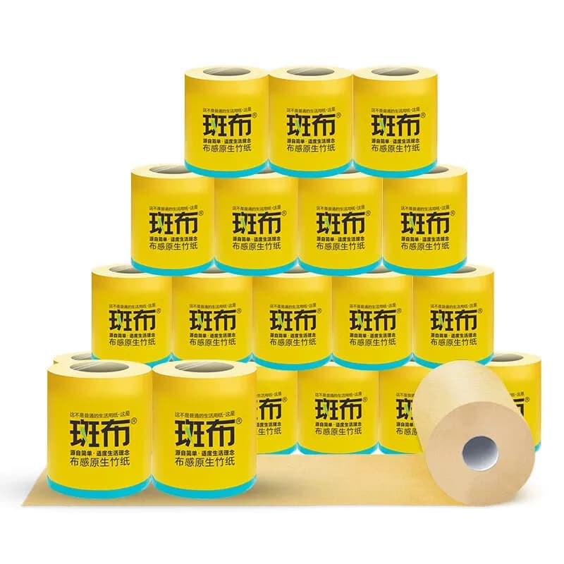 斑布BASE系列有芯有膜卷纸150g（电商24卷装）