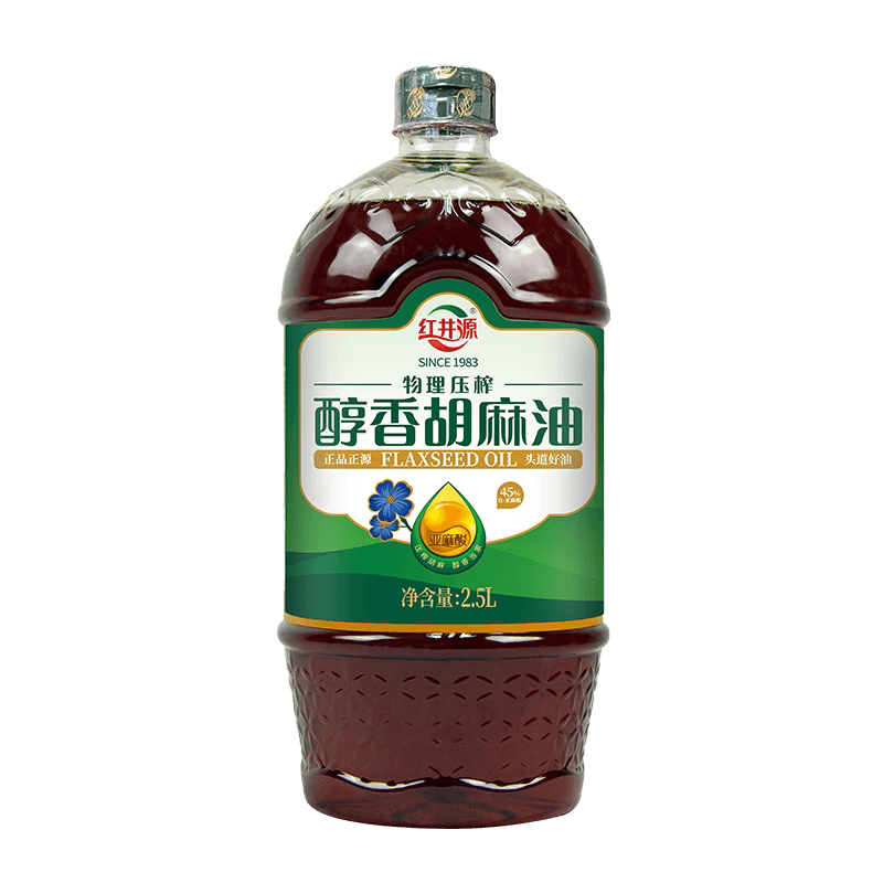 红井源古法压榨醇香胡麻油2.5L