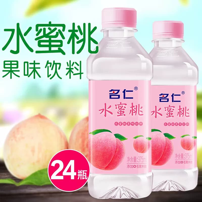 名仁 水蜜桃苏打水 375ML*24