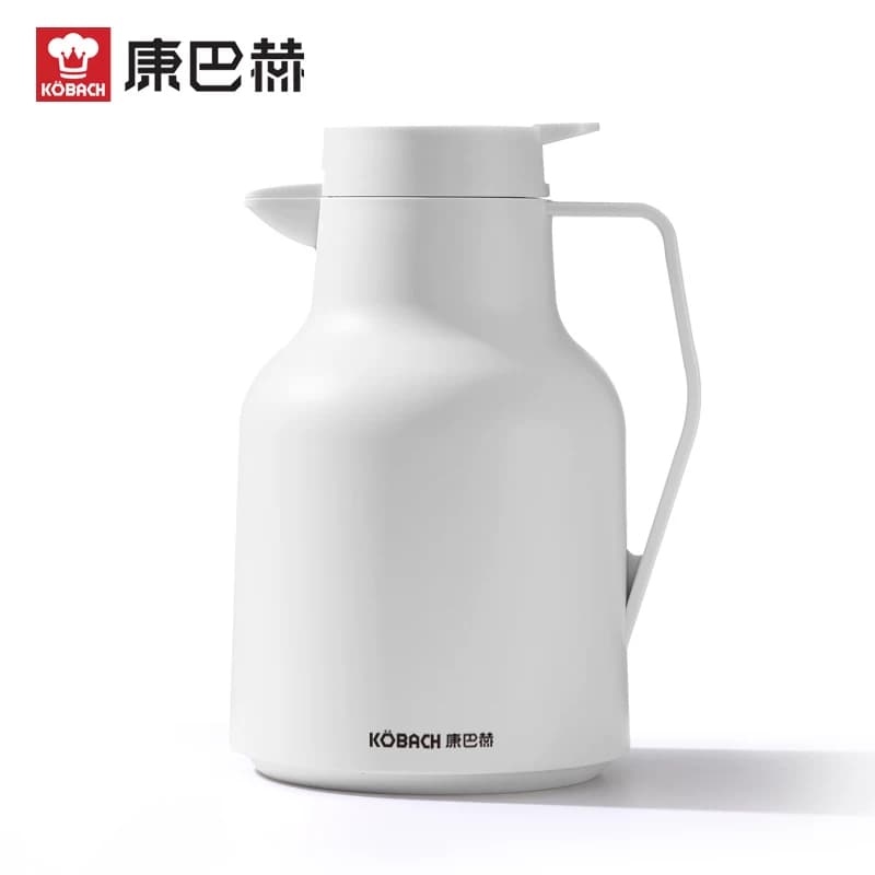 康巴赫丹顶鹤智能红胆玻璃保温壶1.5L