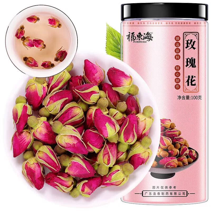 【福东海】玫瑰花100克/瓶
