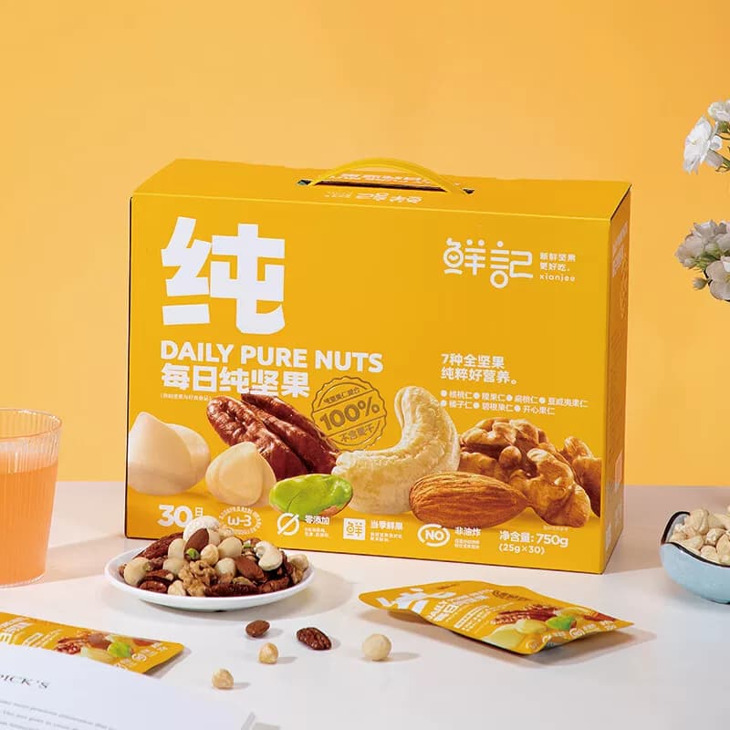 鲜记 每日纯坚果750g