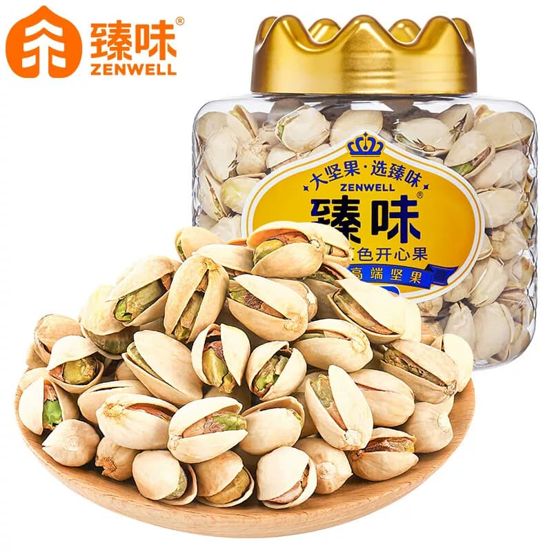 DELICIOUS/品质生活 臻味 臻味罐装美国原色开心果260g