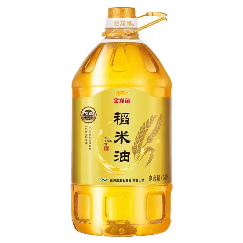 金龙鱼一级特选稻米油 5L 桶装家用烹饪食用油