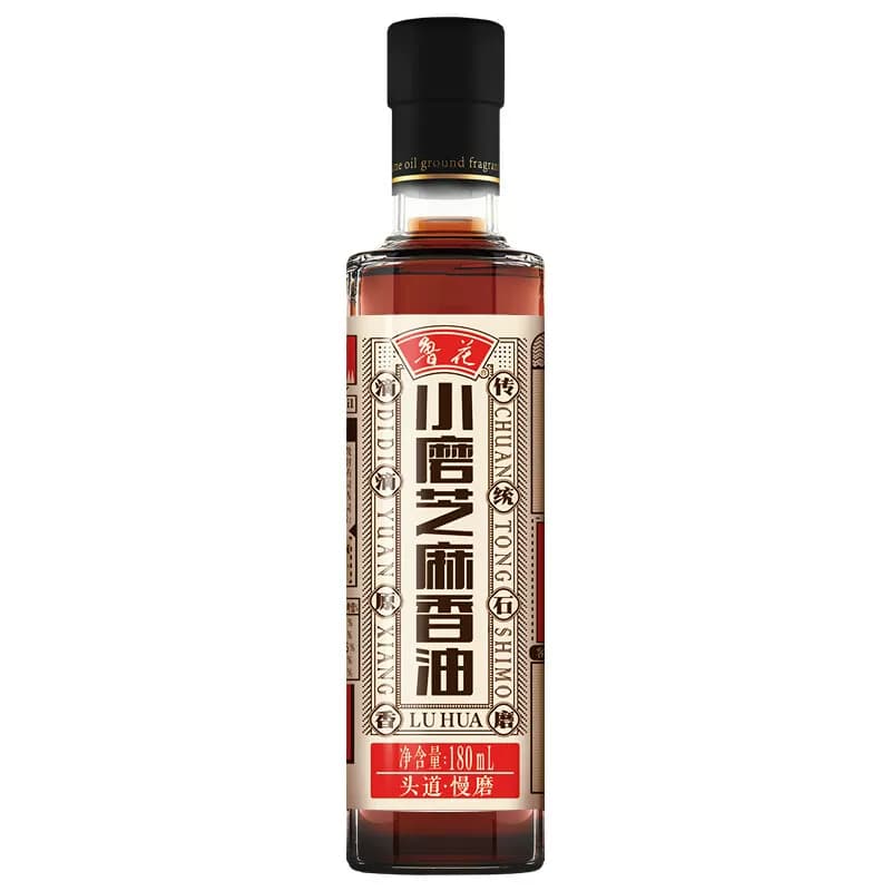 鲁花 食用油 小磨香油180ml*1 水磨研磨 水代精制