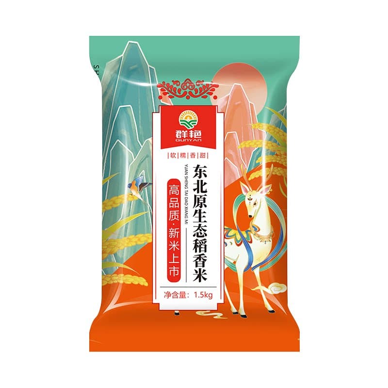群艳东北原生态稻香米1.5kg-鹿