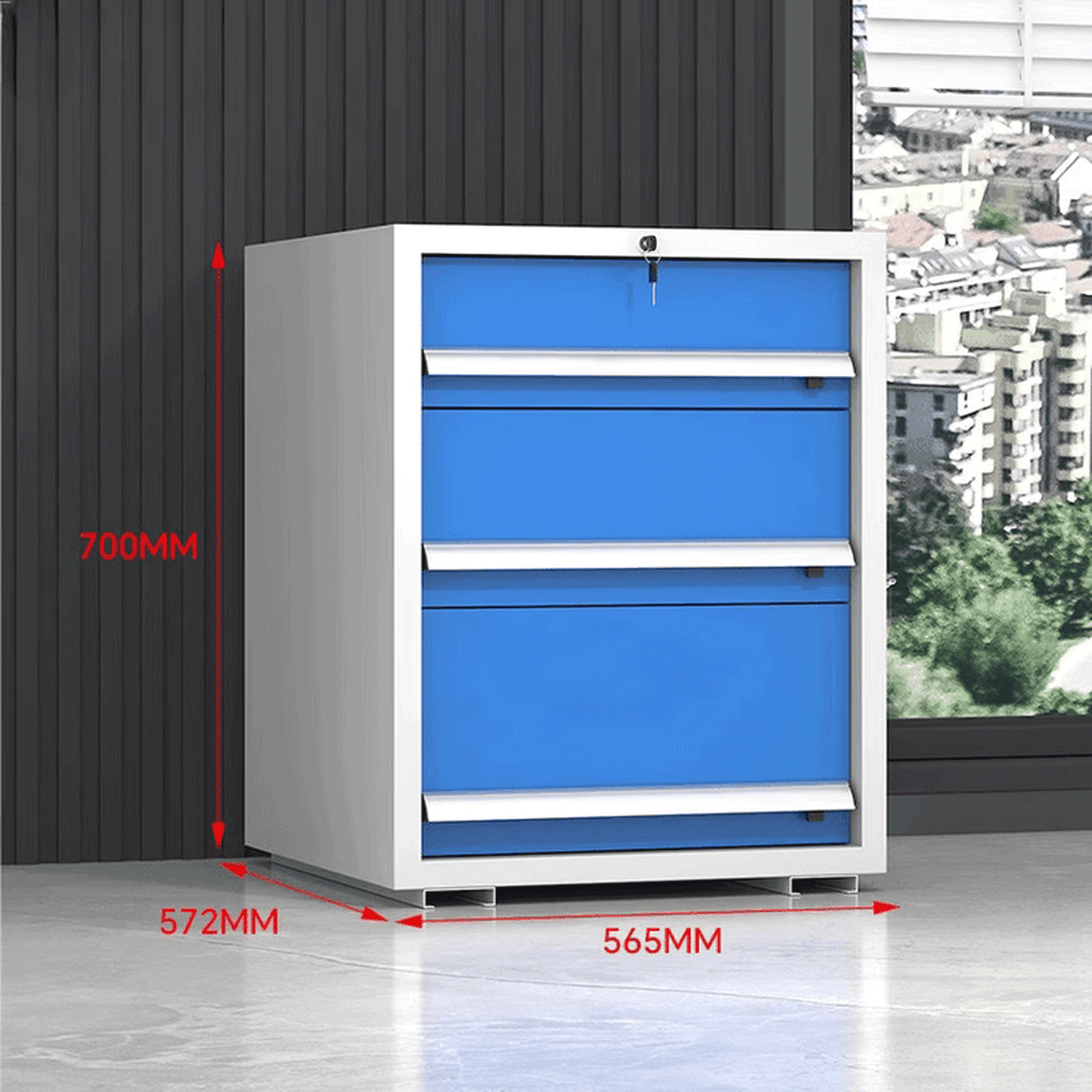重型抽屉式工具柜加厚多层工具箱车间五金铁皮刀具柜工业级工具车