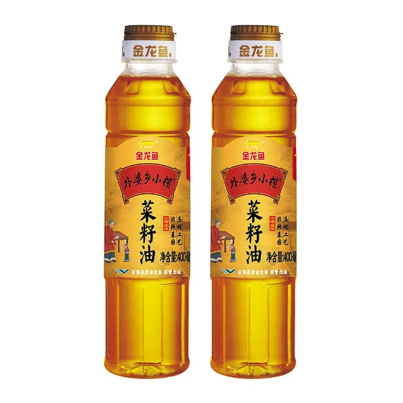 金龙鱼外婆乡小榨菜籽油400ml