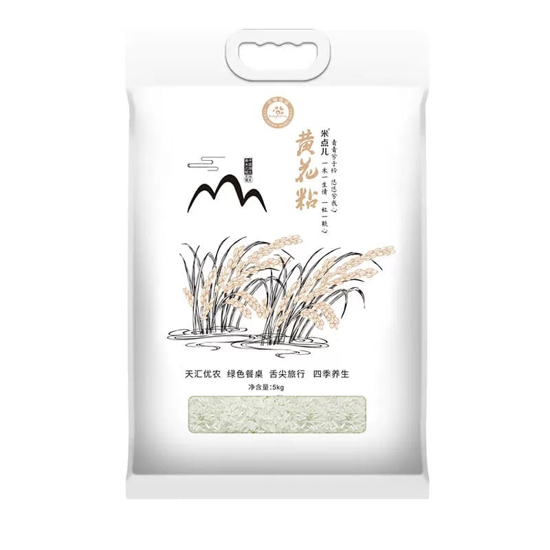 米点儿黄花粘米八边封5KG*1袋