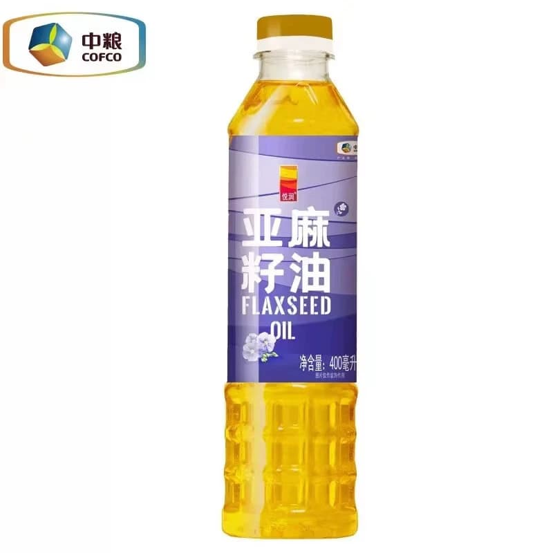 悦润亚麻籽油食用油植物油物理压榨一级富含亚麻酸