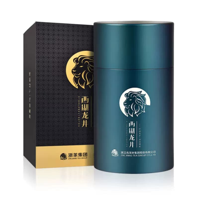 狮峰 西湖龙井甘字罐装50g 明前精品龙井罐装锁鲜特级茶叶