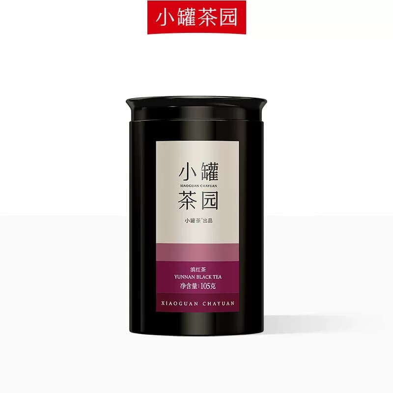 小罐茶园 系列茶叶彩标红茶滇红茶茶叶95g