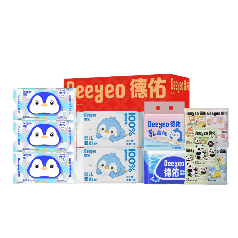 德佑湿厕纸/湿巾/乳霜纸/洗脸巾套装JXLD060311单位：套